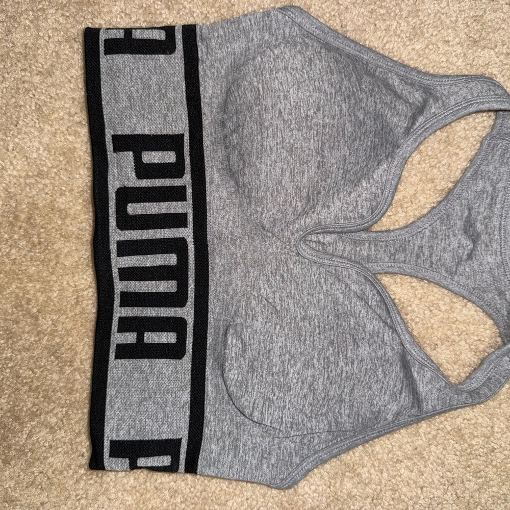 Puma Grey Sports Bra